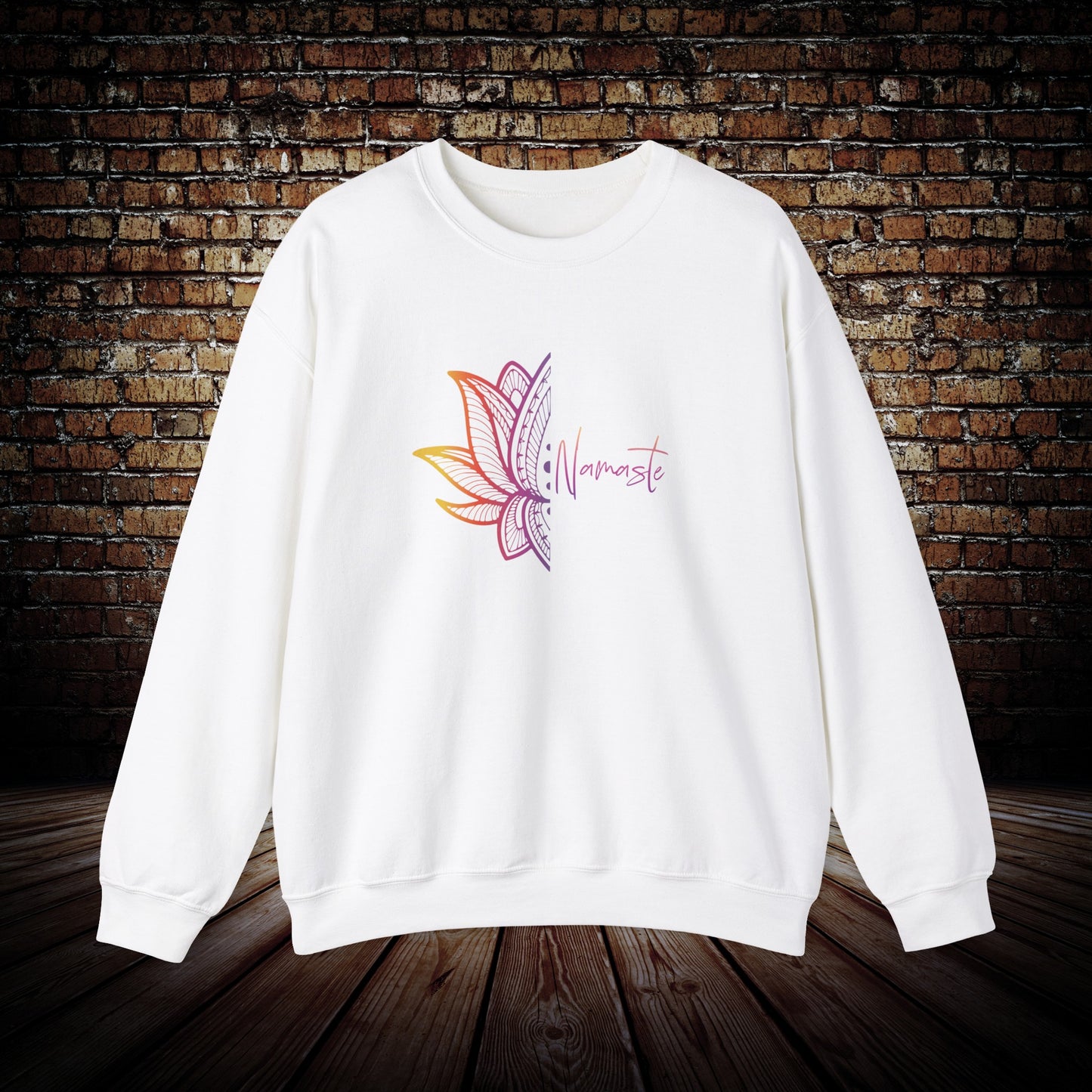 Half Lotus Flower - Namaste Unisex Sweatshirt
