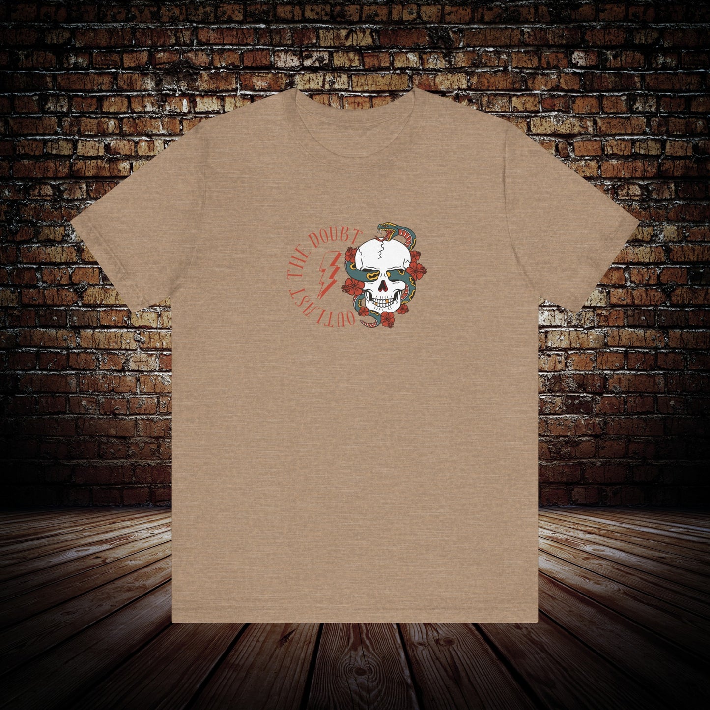 Outlast The Doubt - Skull & Snake - T-Shirt