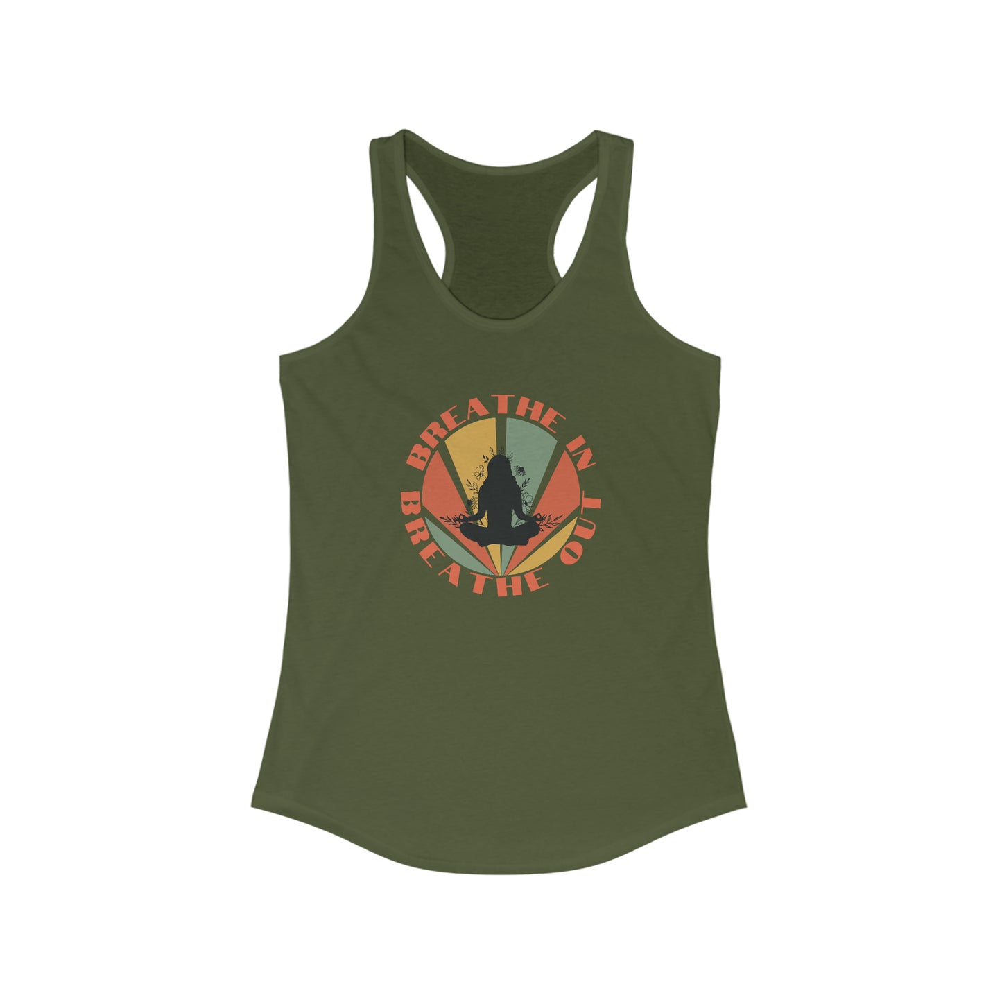 Breathe In Breathe Out - Yoga Inspired Tank Top