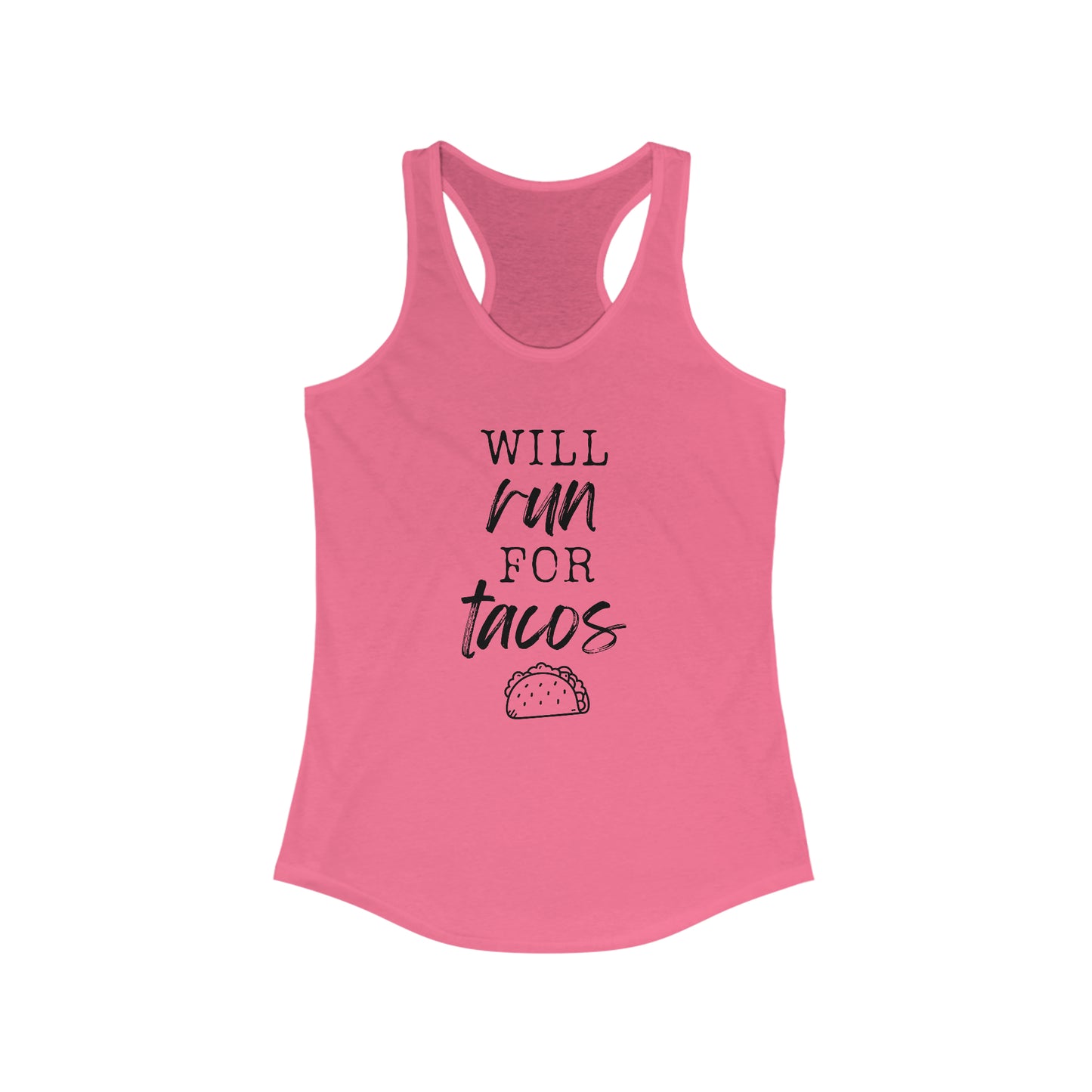 Will run for tacos Women's Tank Top
