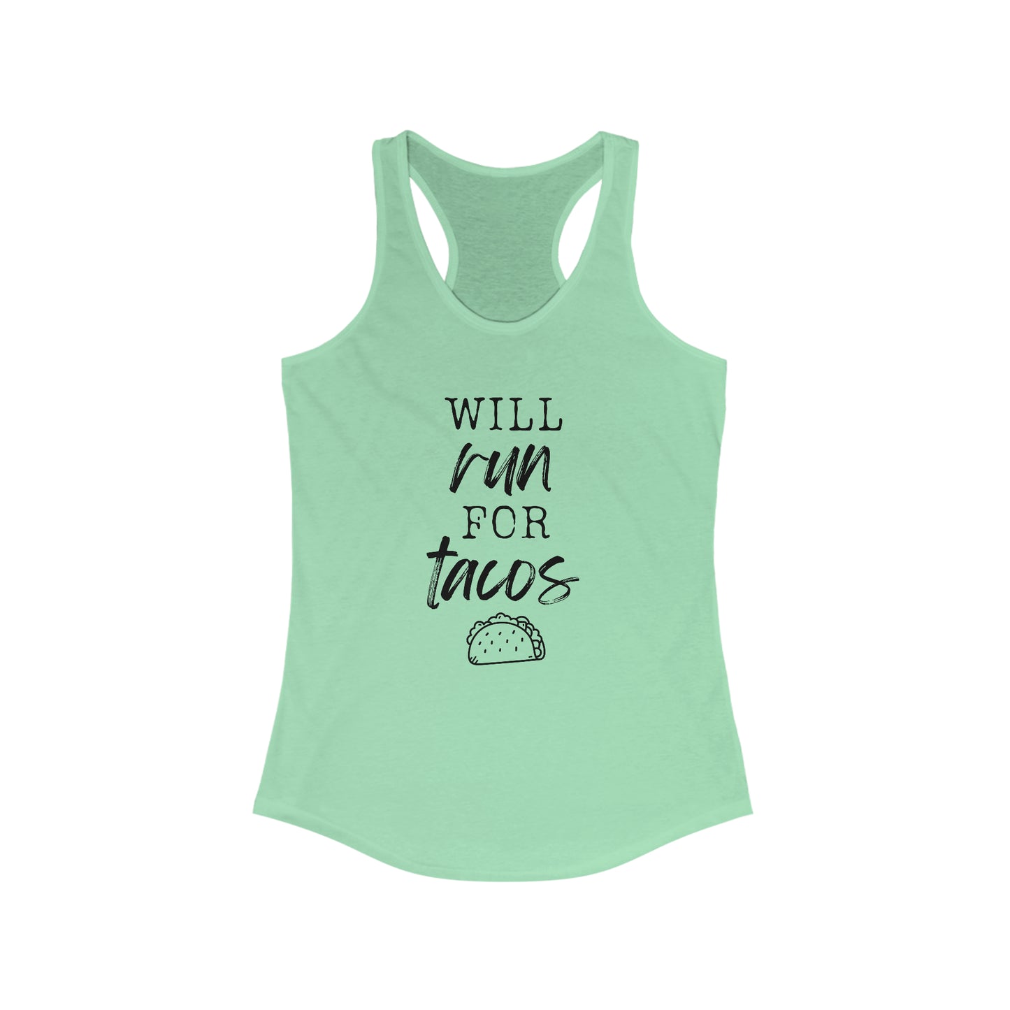 Will run for tacos Women's Tank Top