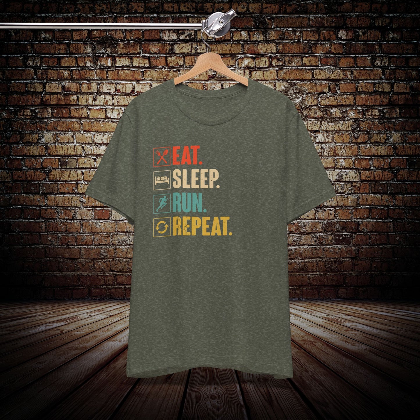 Eat, sleep, run, repeat Graphic Tee
