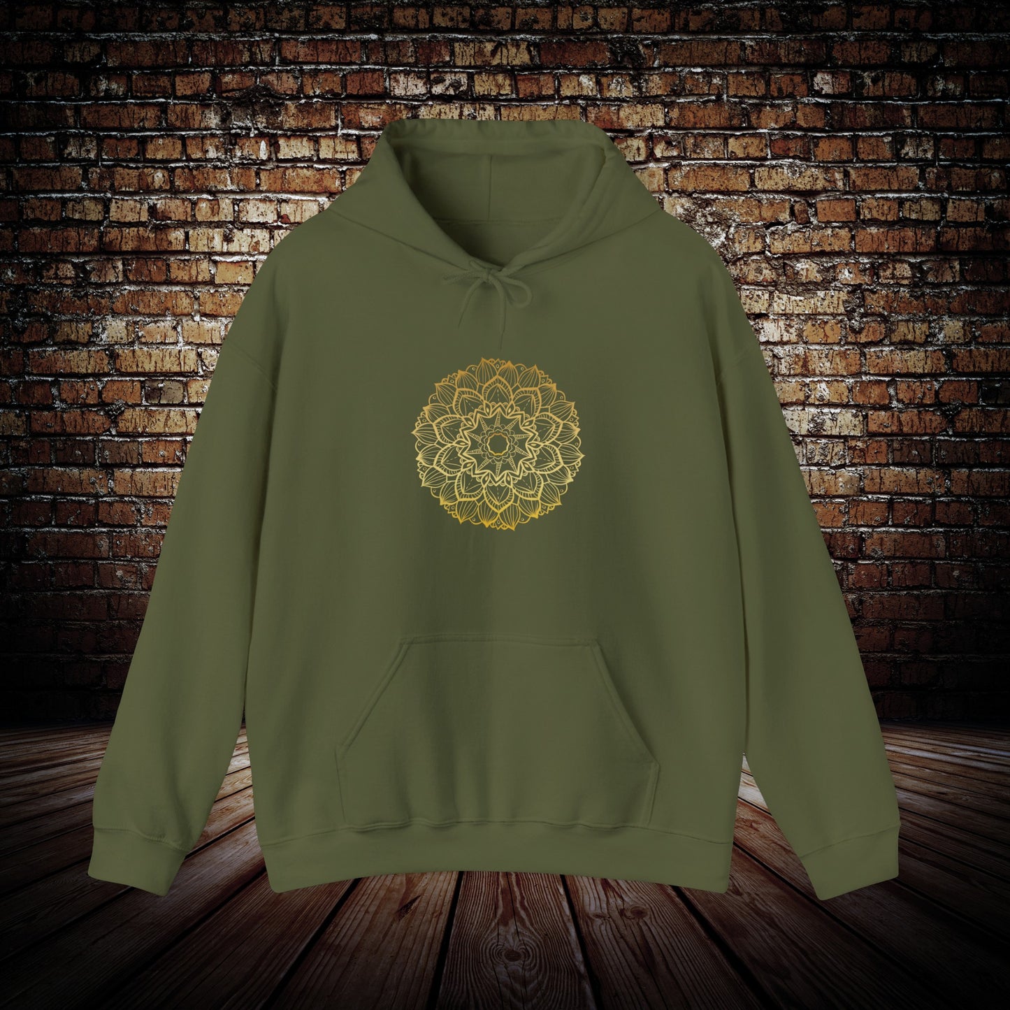 Mandala Gold - Yoga Inspired Hoodie