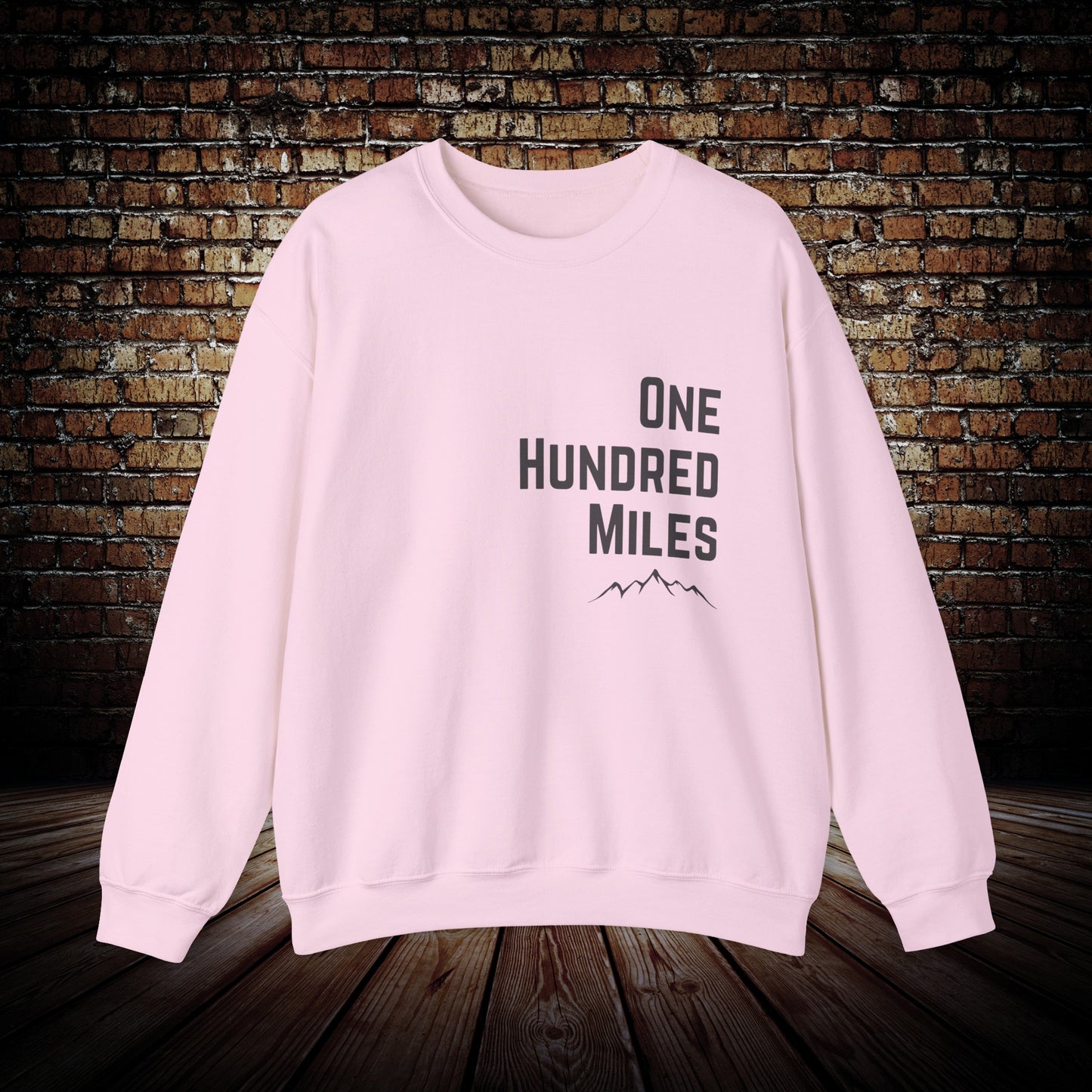 Unisex 100 mile trail running sweatshirt