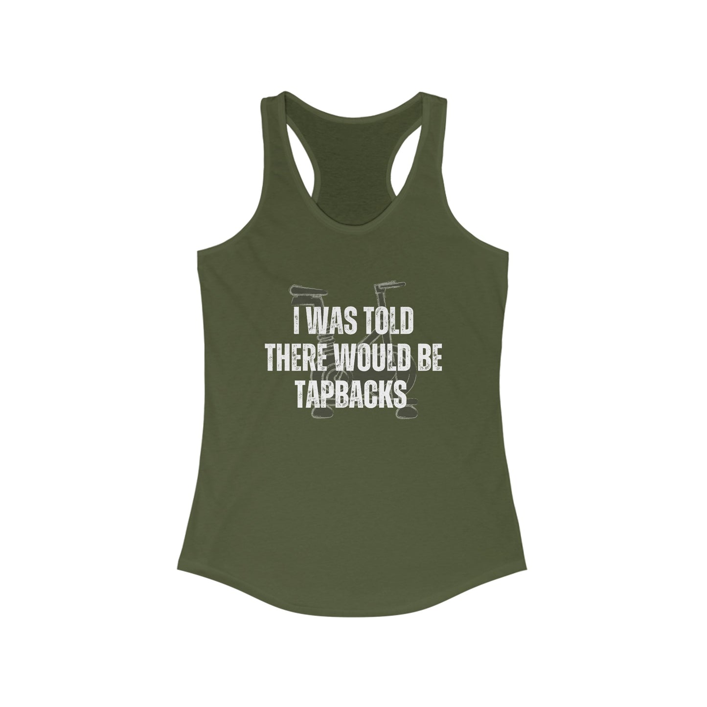 I was told there would be tapbacks Cycling Tank Top