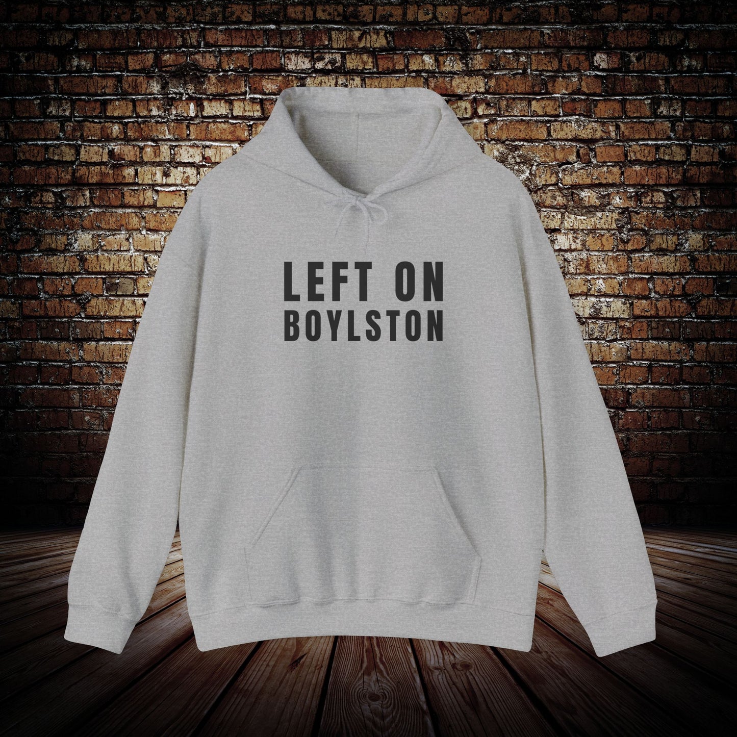 Left on Boylston Hoodie