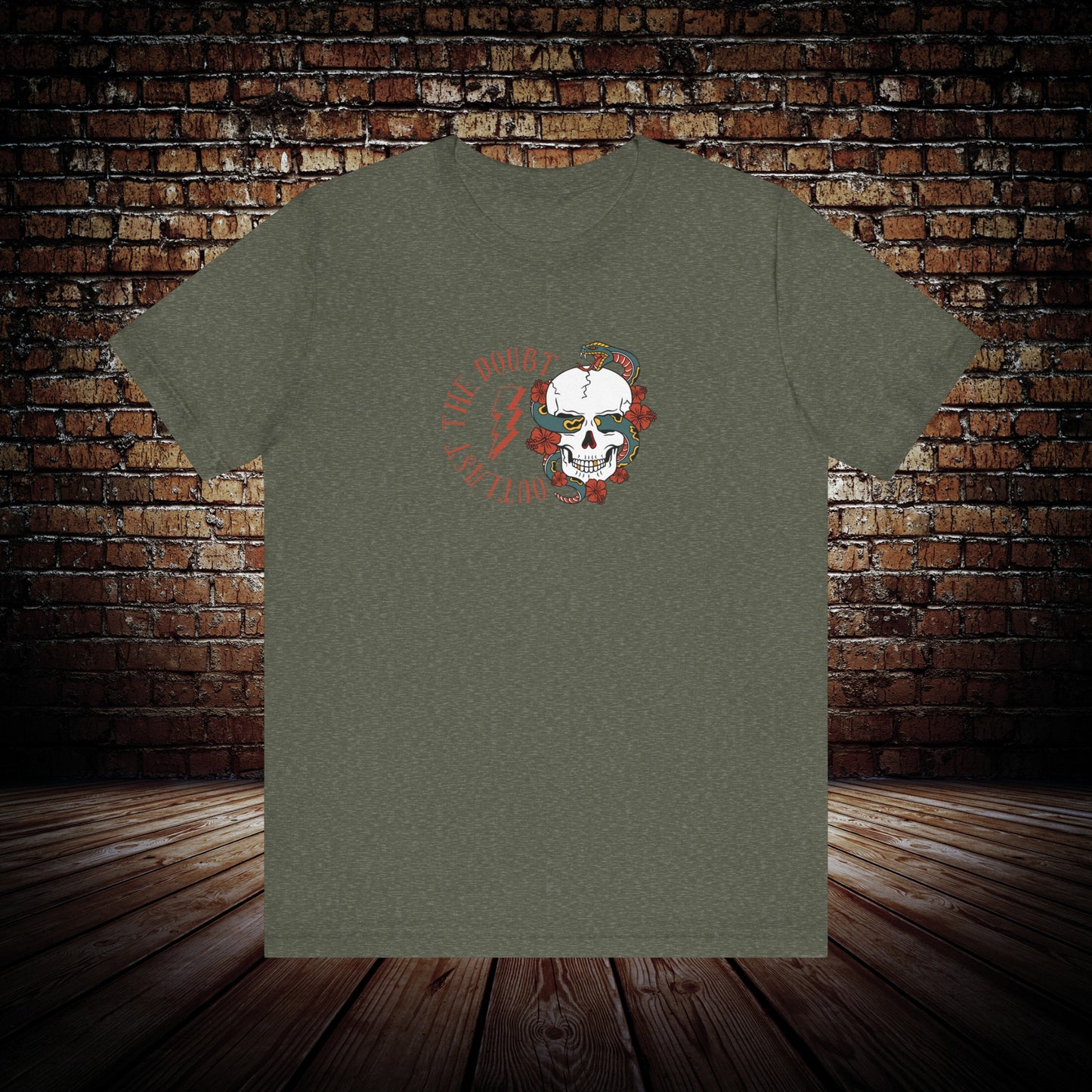 Outlast The Doubt - Skull & Snake - T-Shirt