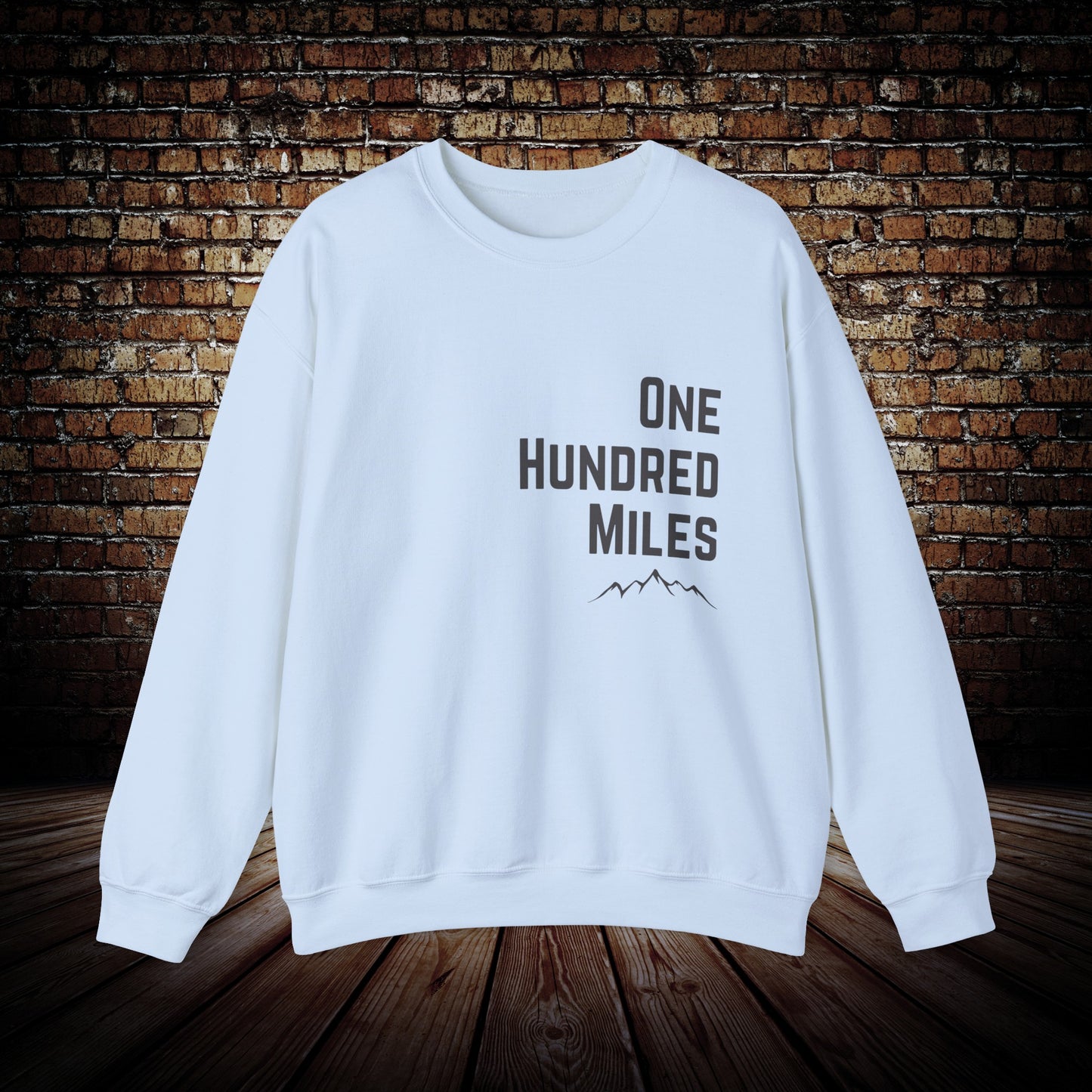 Unisex 100 mile trail running sweatshirt