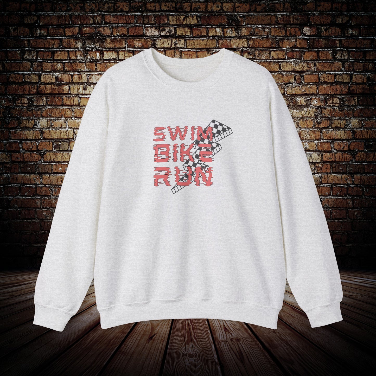 Unisex Triathlon Swim Bike Run Sweatshirt