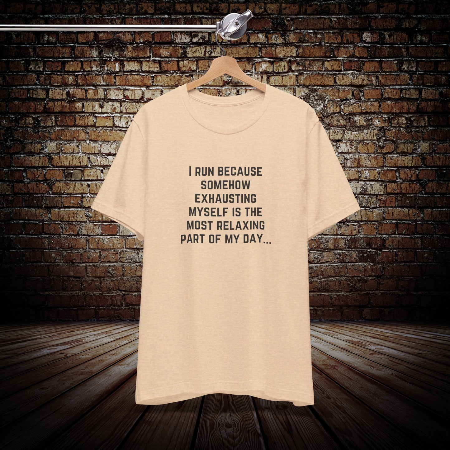 Unisex running motivational T-shirt
