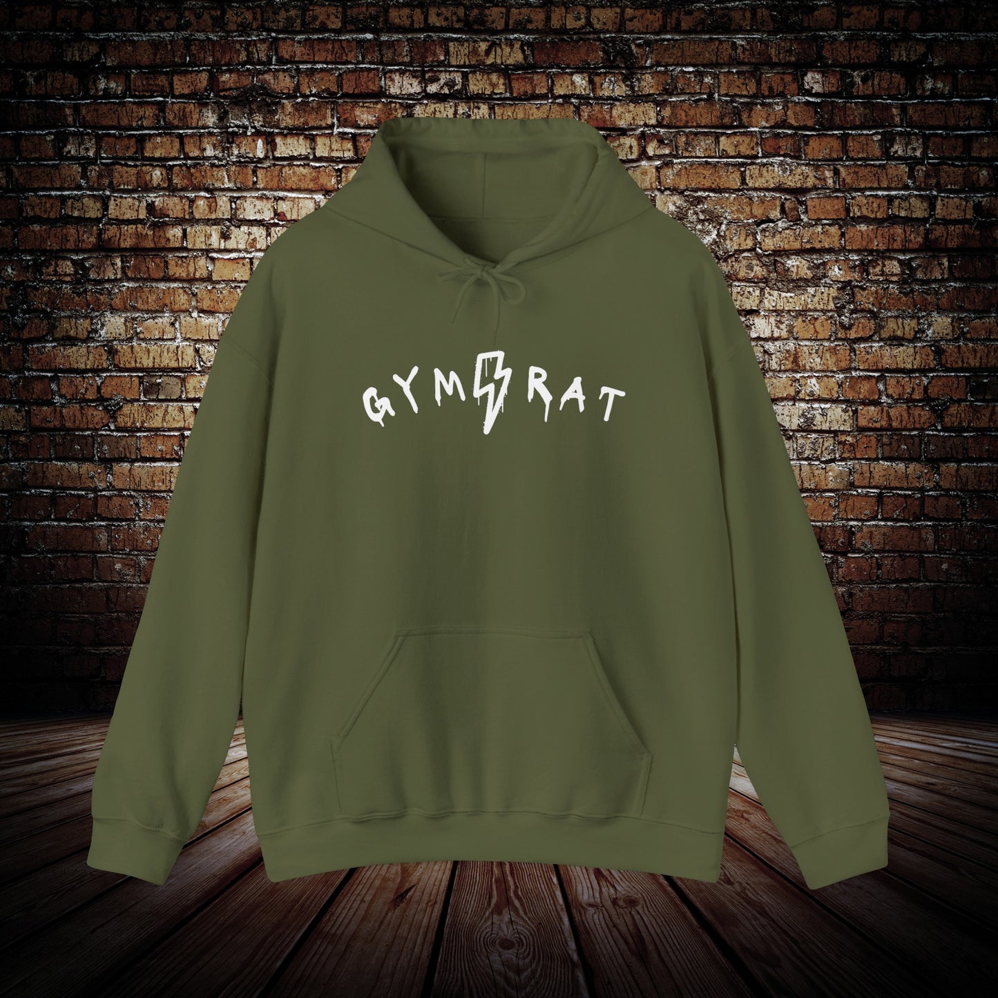 Gym Rat Lightning Bolt Hoodie