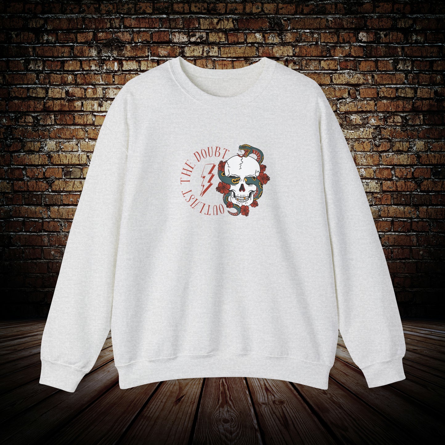 Outlast The Doubt - Skull & Snake Unisex Sweatshirt