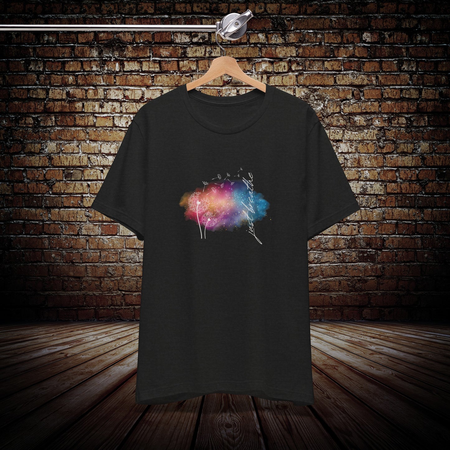 Just Breathe in color - Yoga Inspired T-Shirt