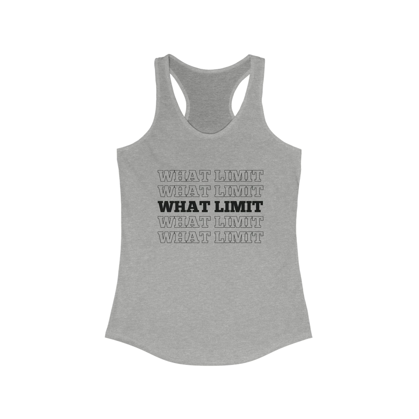 What Limit on repeat Tank Top