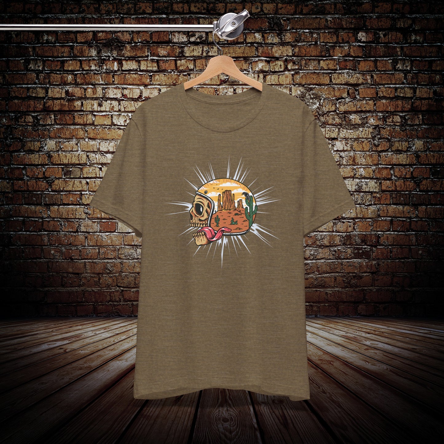 Biker Outlast The Doubt Graphic Tee
