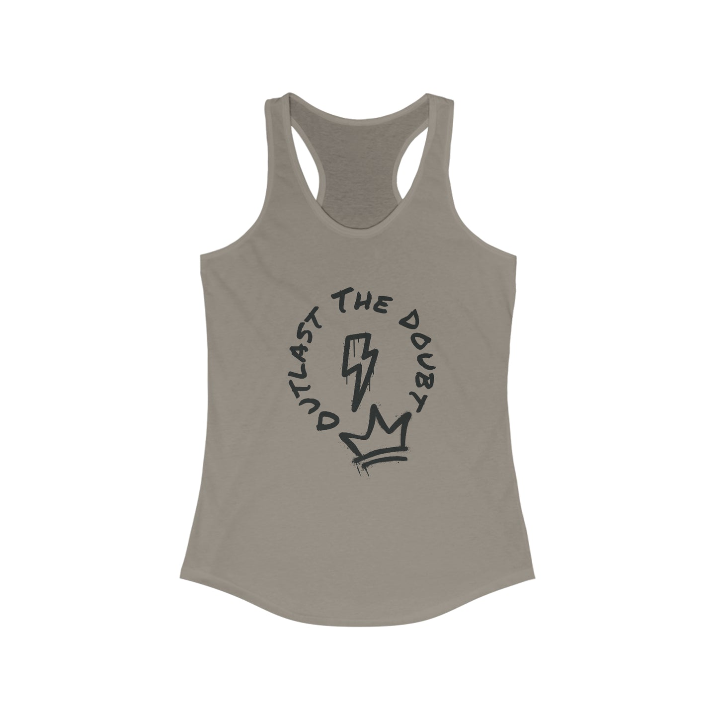 Outlast The Doubt - Spray Paint Tank Top