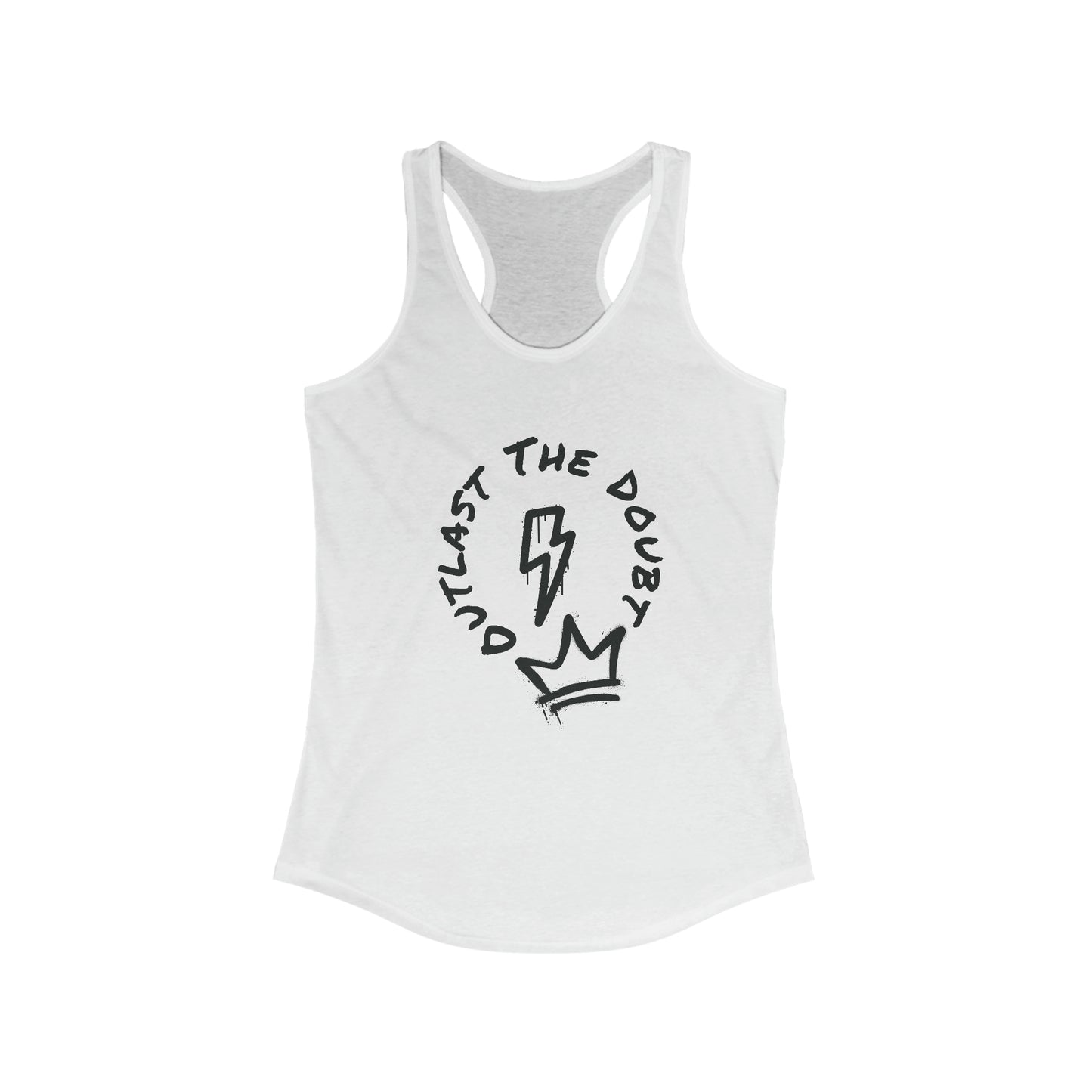 Outlast The Doubt - Spray Paint Tank Top