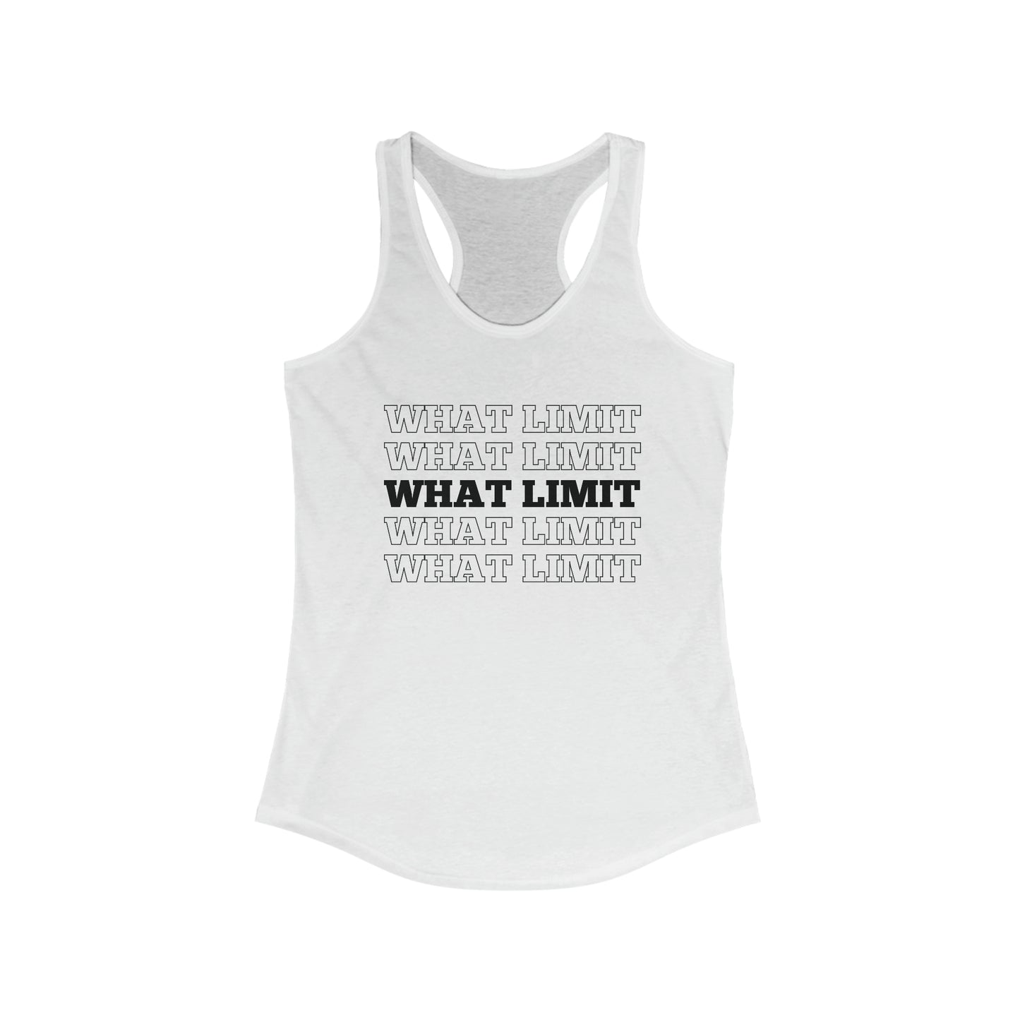 What Limit on repeat Tank Top