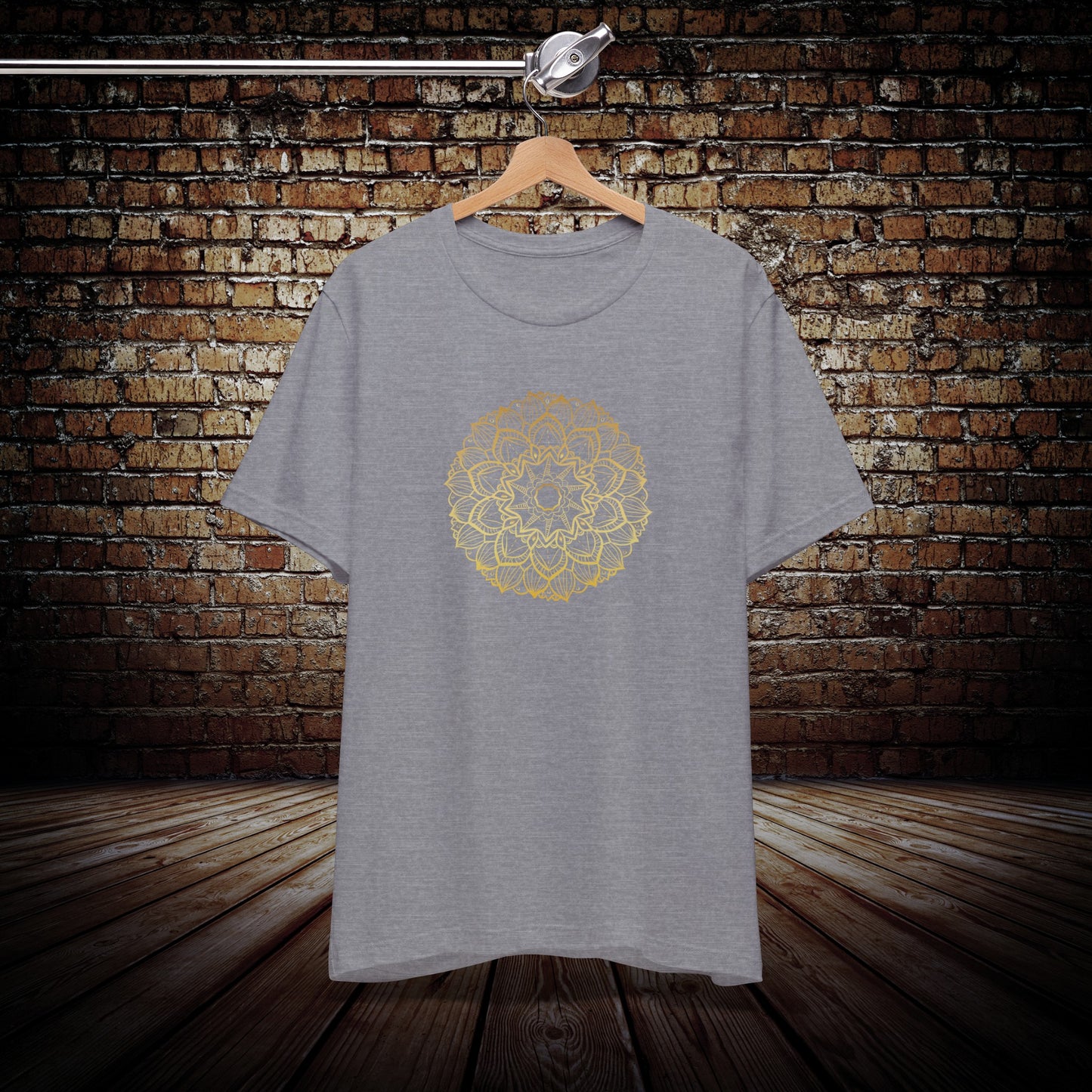 Mandala Gold - Yoga Inspired T-Shirt