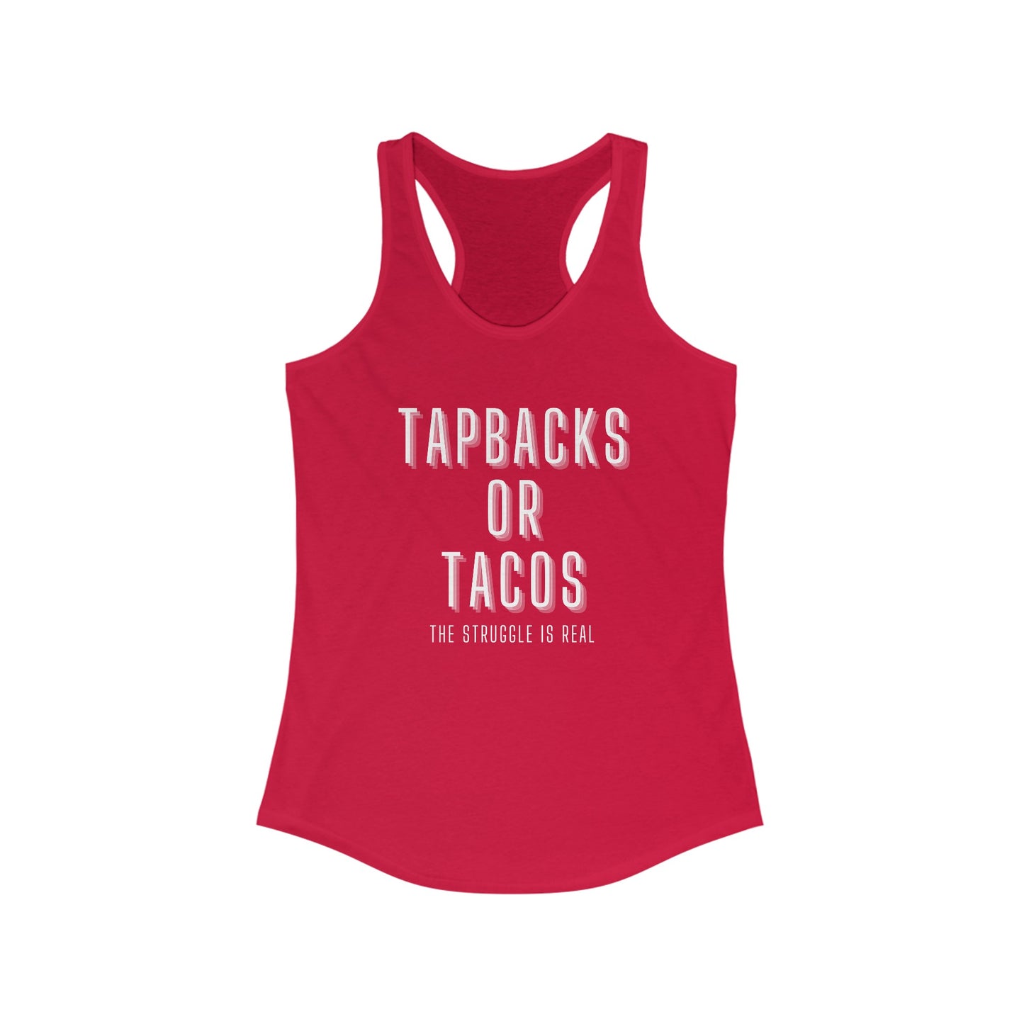 Tapbacks or tacos - Cycling Tank Top