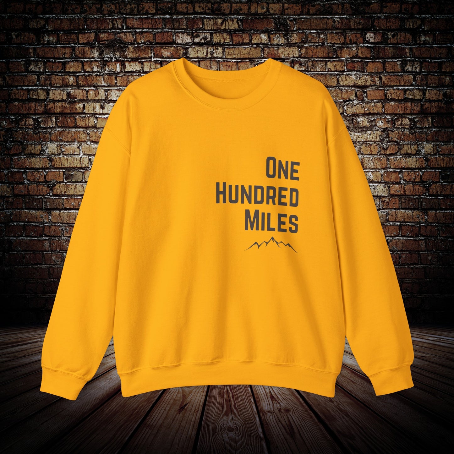 Unisex 100 mile trail running sweatshirt