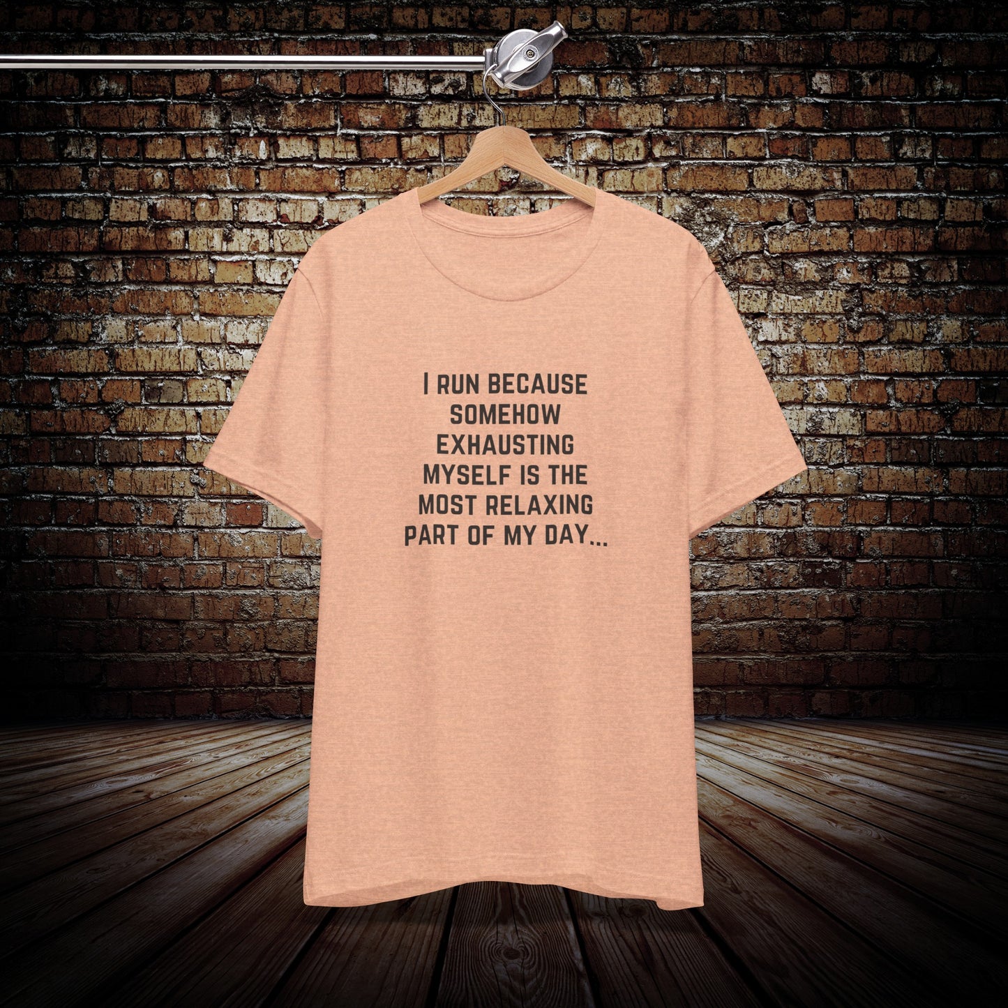 Unisex running motivational T-shirt