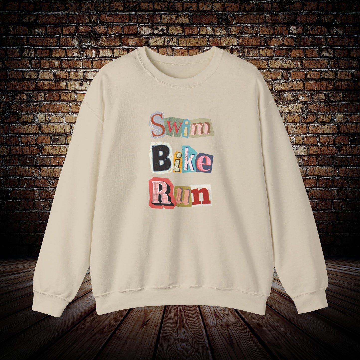 Unisex Triathlon Swim Bike Run sweatshirt