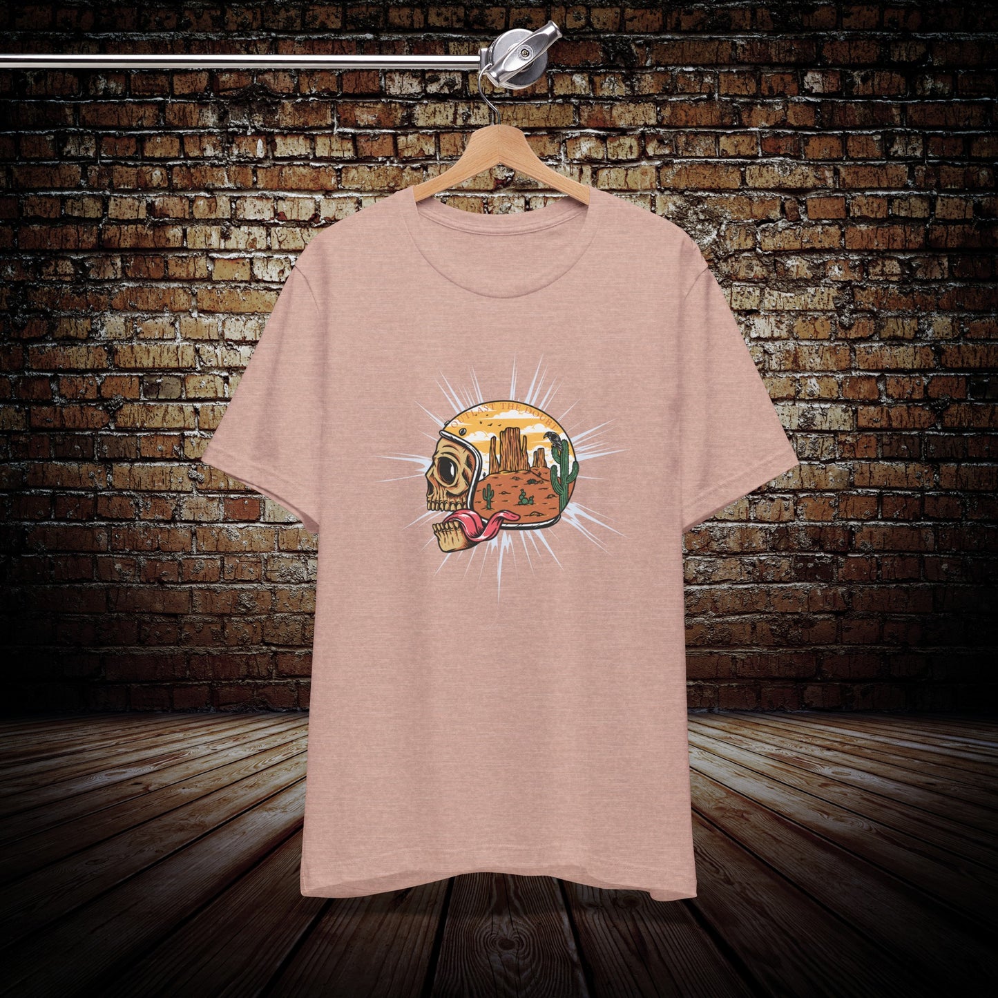 Biker Outlast The Doubt Graphic Tee