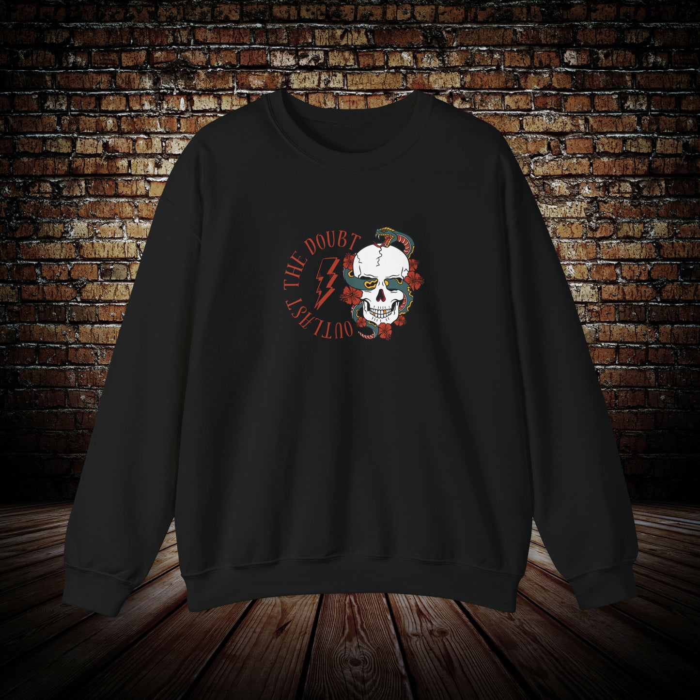 Outlast The Doubt - Skull & Snake Unisex Sweatshirt