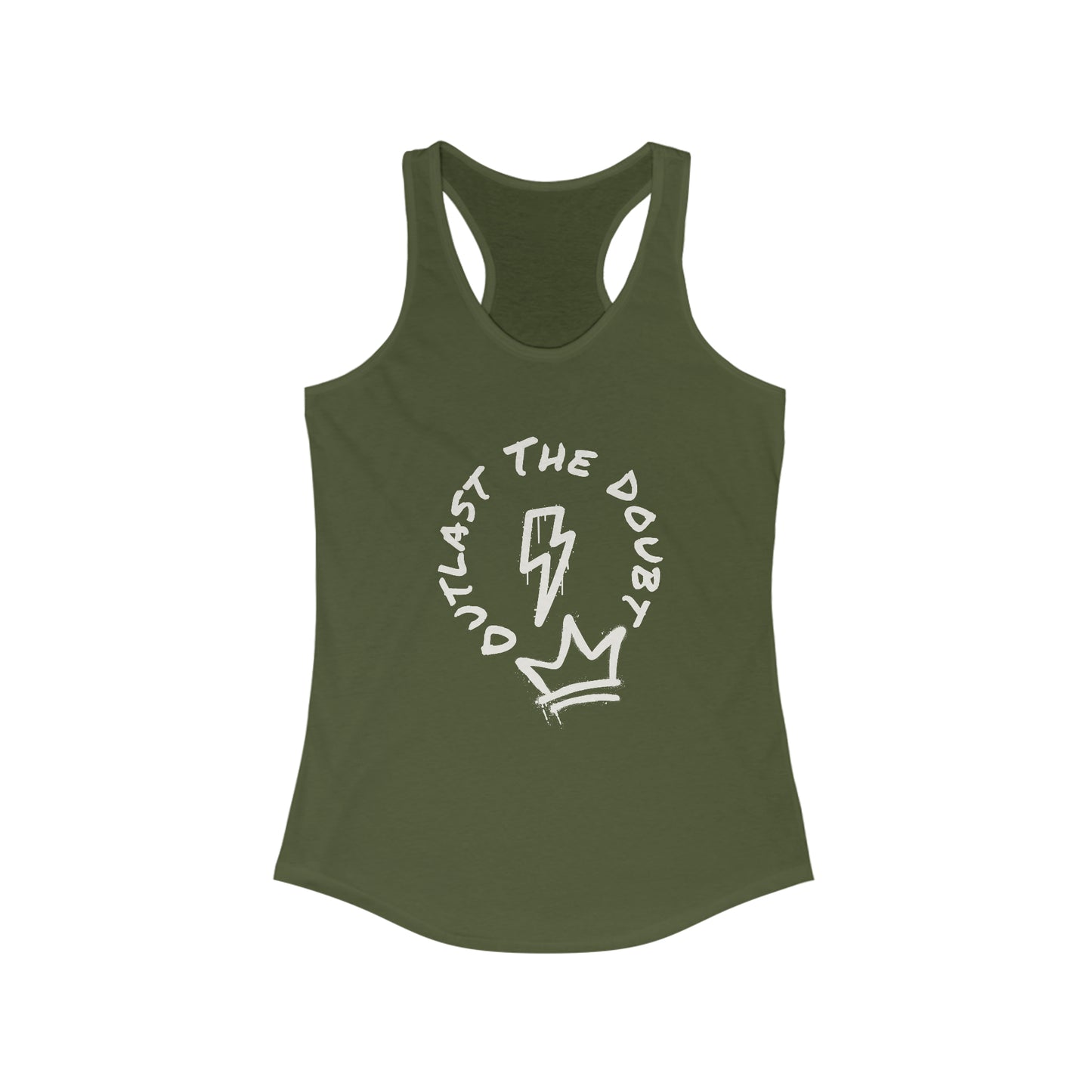 Outlast The Doubt - Spray Paint Tank Top