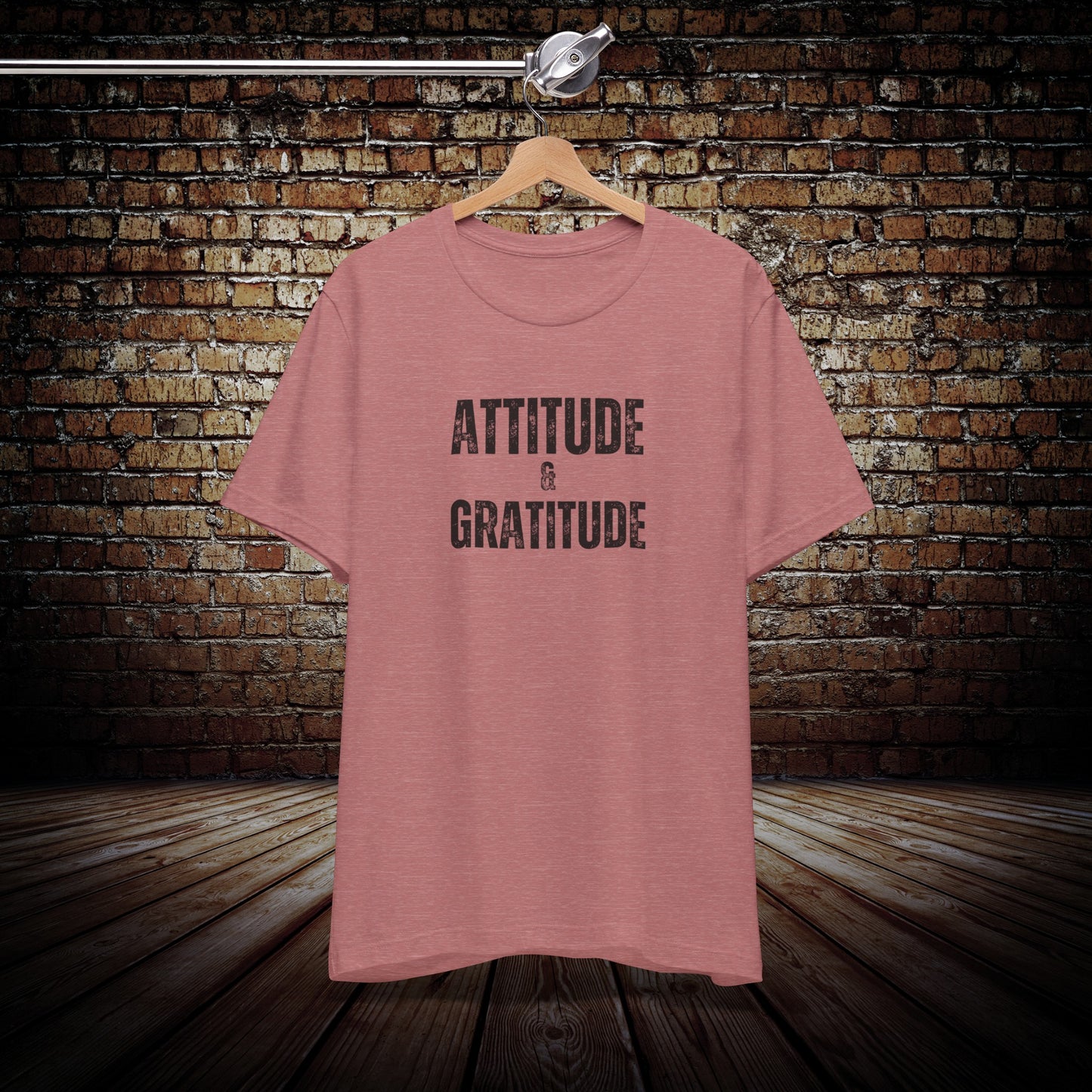 Attitude and Gratitude Unisex motivational T-shirt