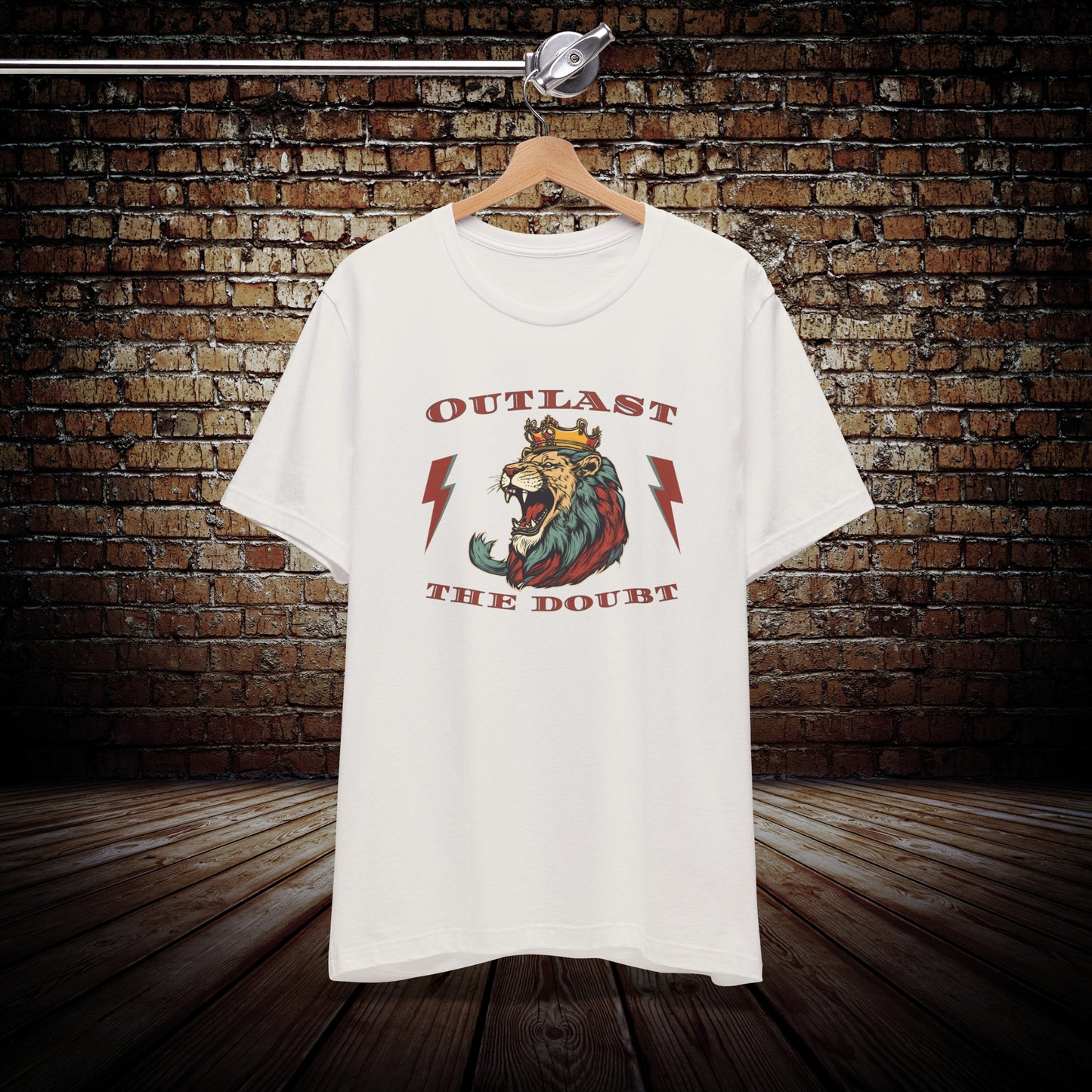 Outlast The Doubt Lion T-Shirt