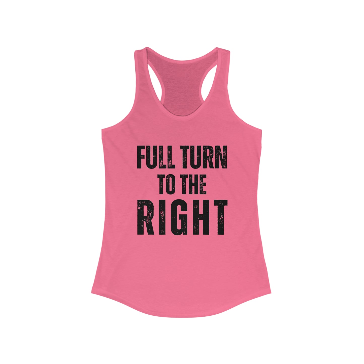 Full Turn to the Right - Spin class tank top