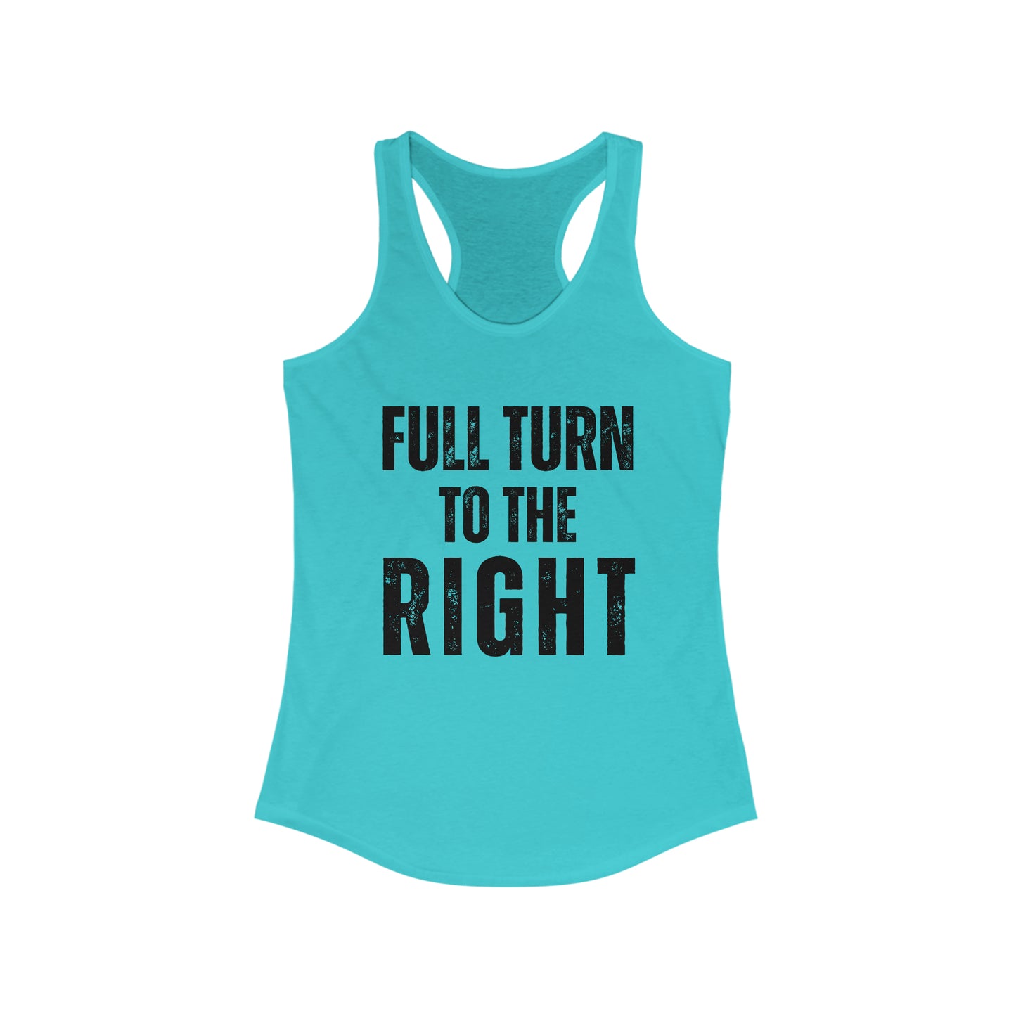 Full Turn to the Right - Spin class tank top