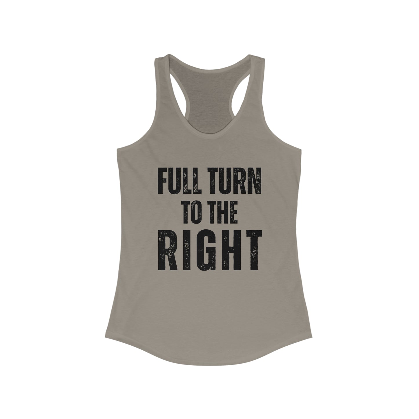 Full Turn to the Right - Spin class tank top