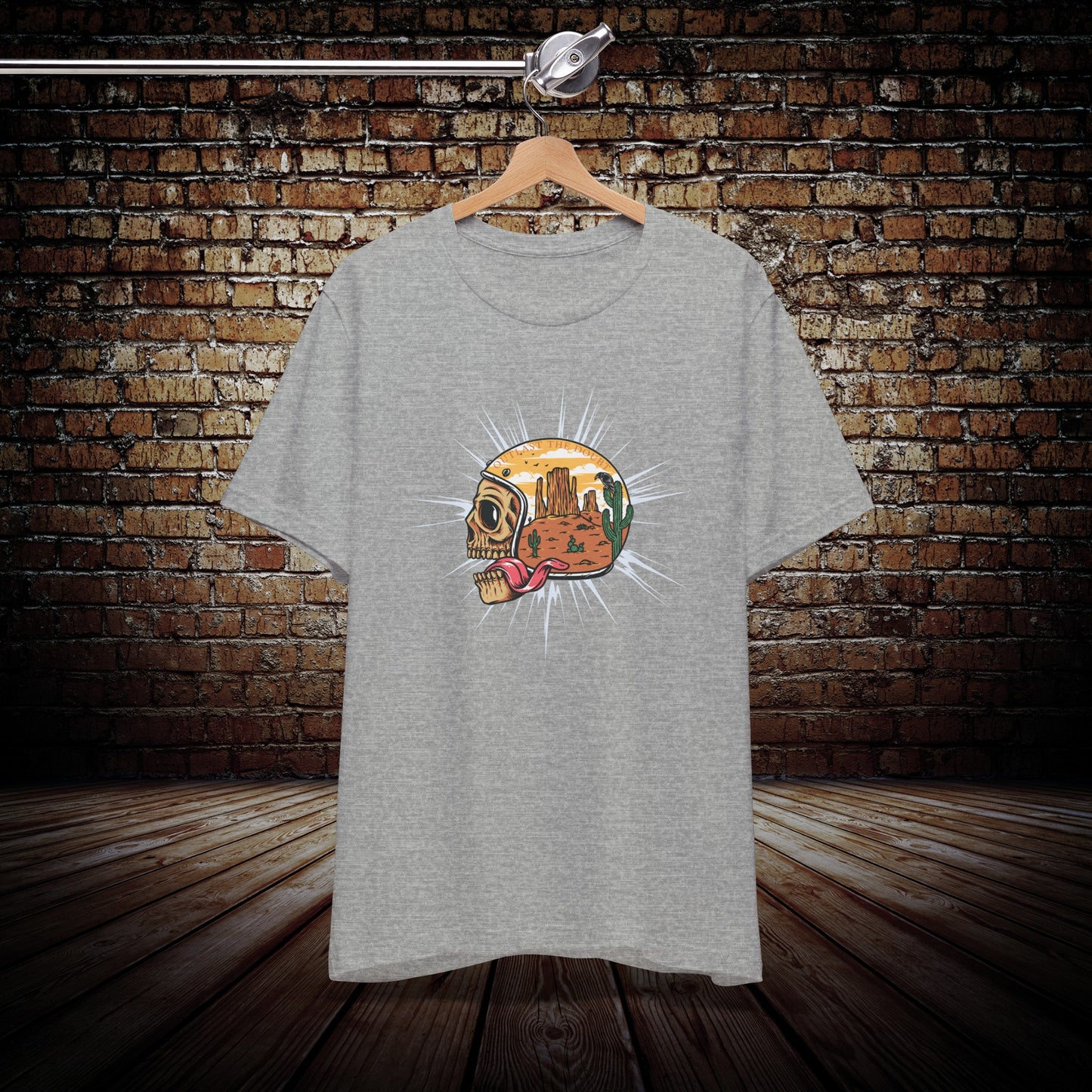Biker Outlast The Doubt Graphic Tee