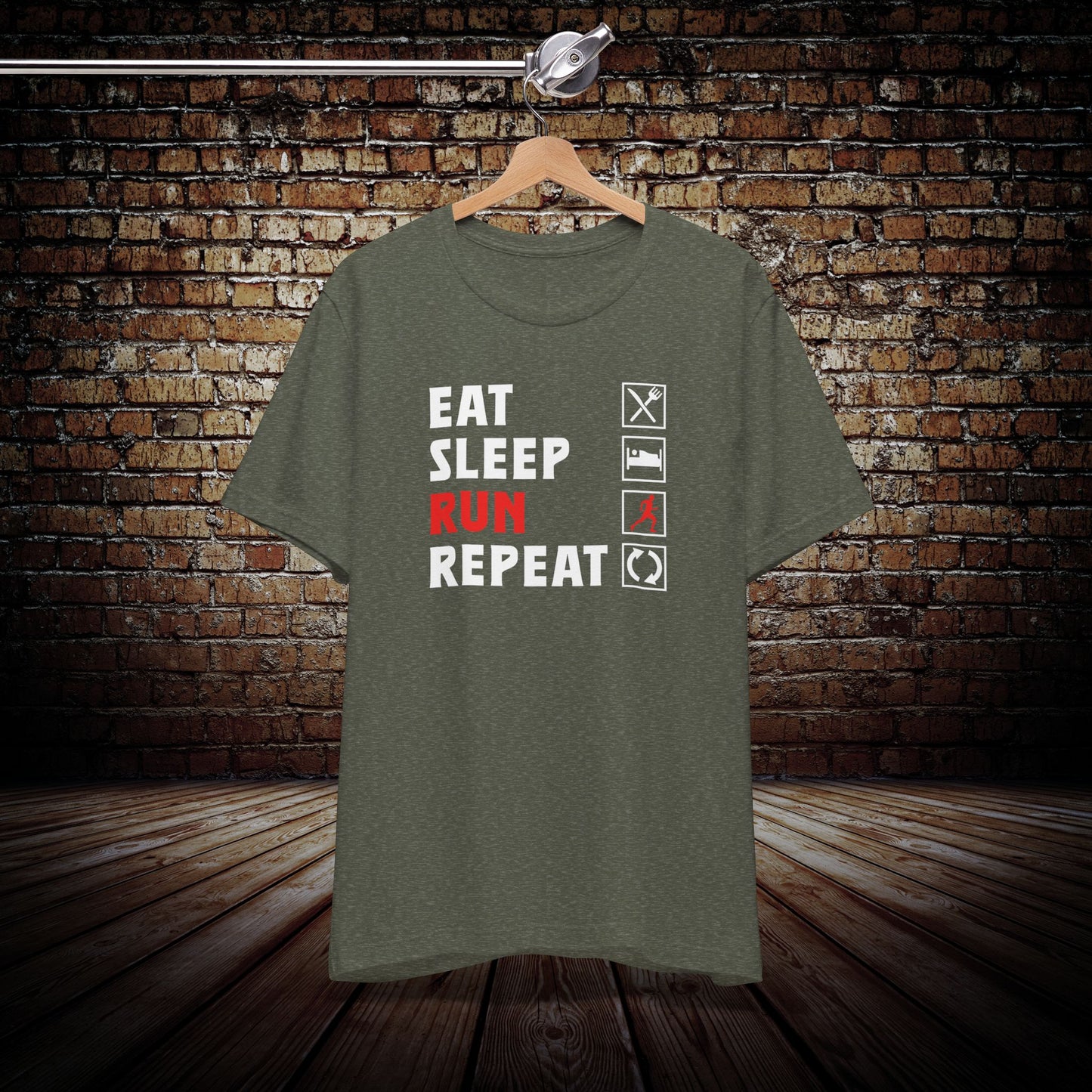 Eat, Sleep, Run, Repeat Graphic Tee