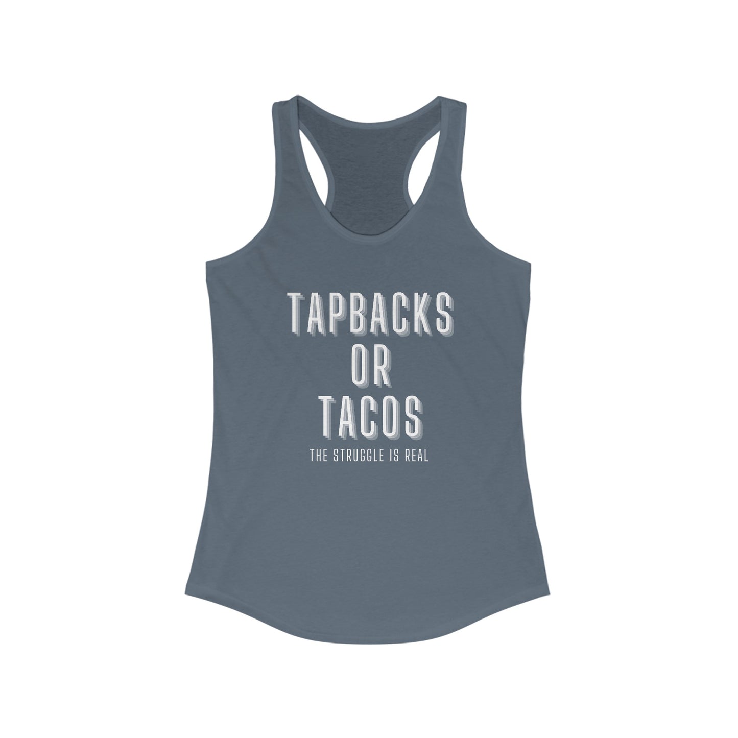 Tapbacks or tacos - Cycling Tank Top