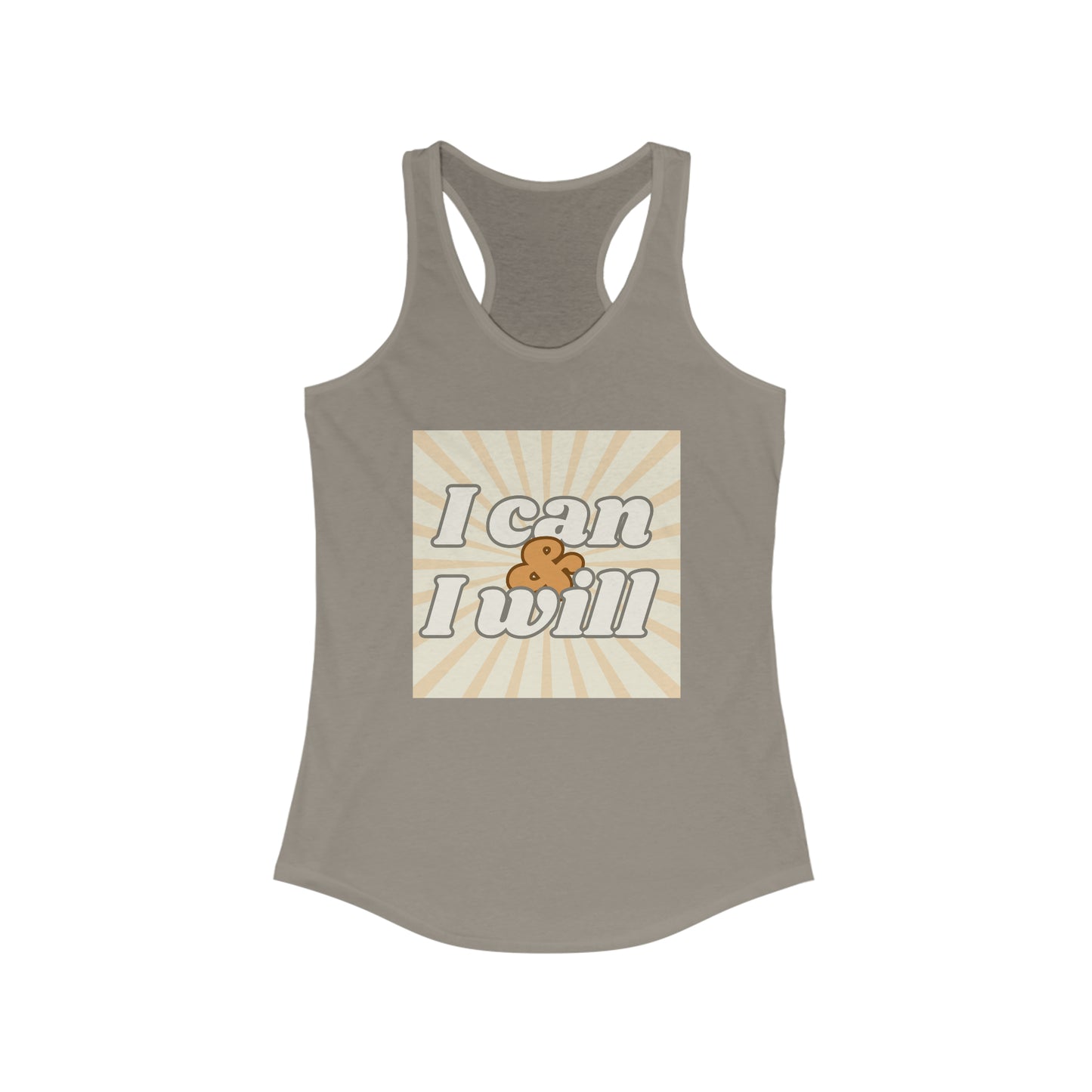 I can and I will Motivational Tank Top