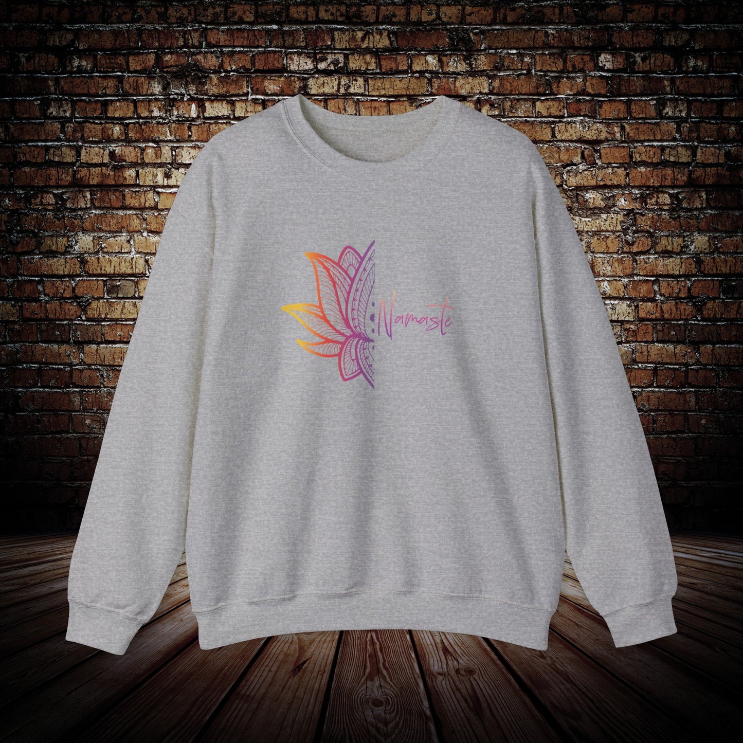 Half Lotus Flower - Namaste Unisex Sweatshirt