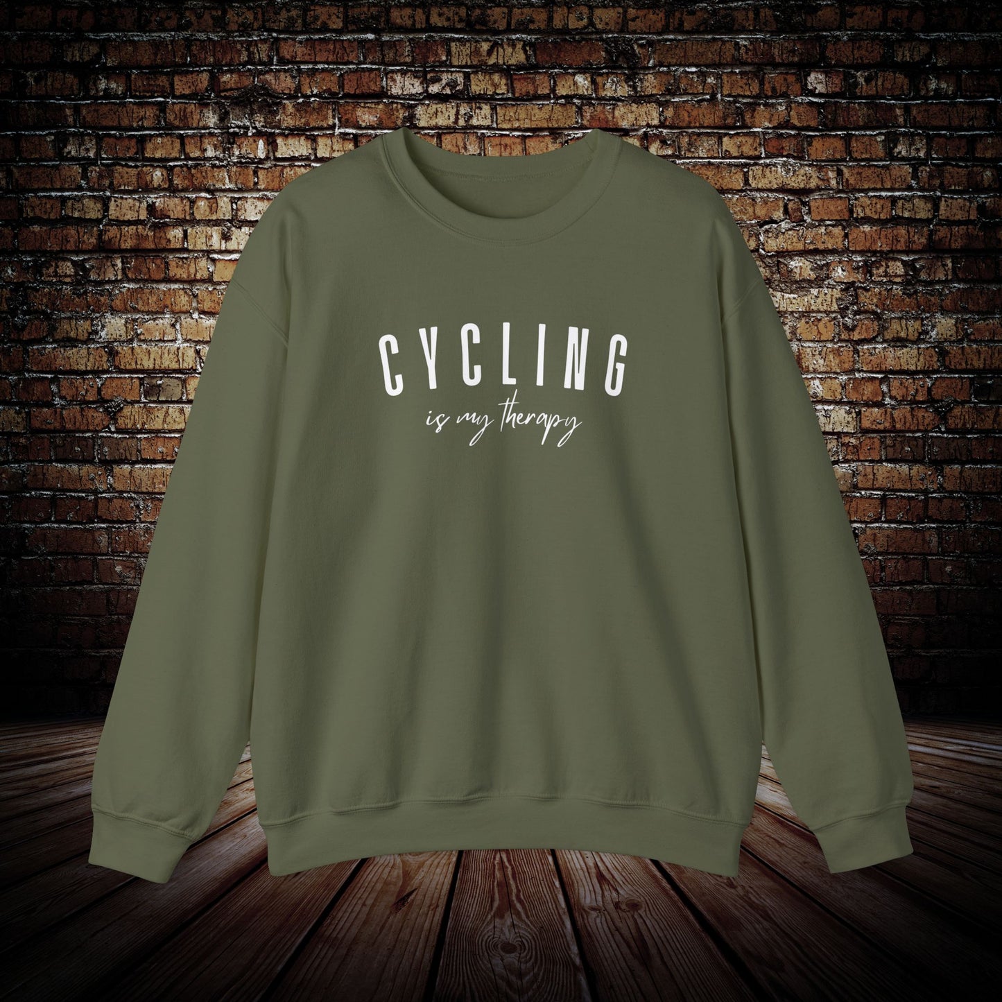 CYCLING is my therapy Sweatshirt