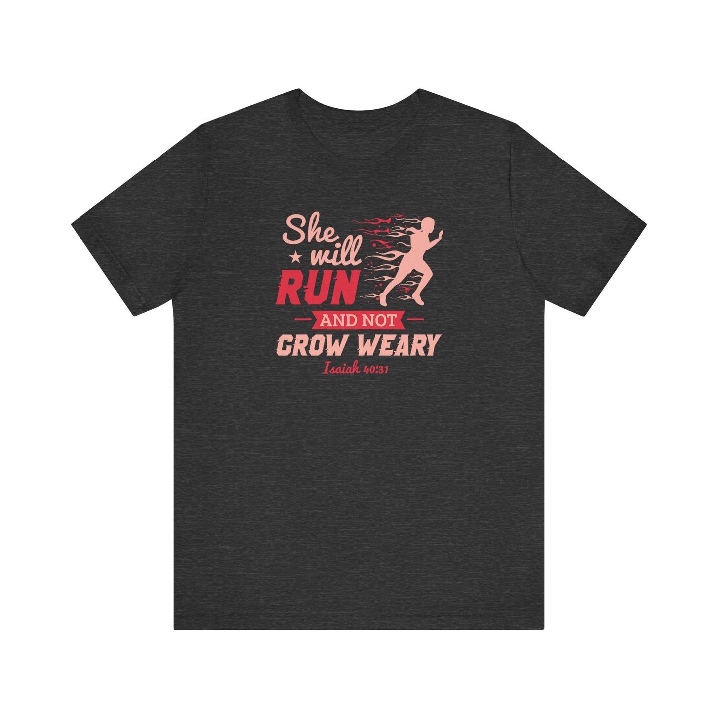She will run Graphic Tee