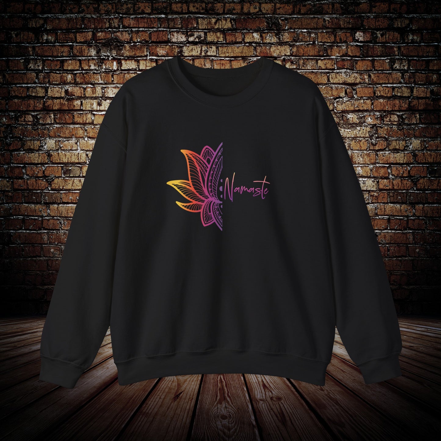 Half Lotus Flower - Namaste Unisex Sweatshirt