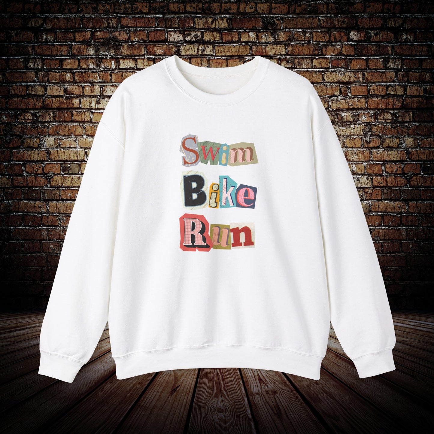 Unisex Triathlon Swim Bike Run sweatshirt