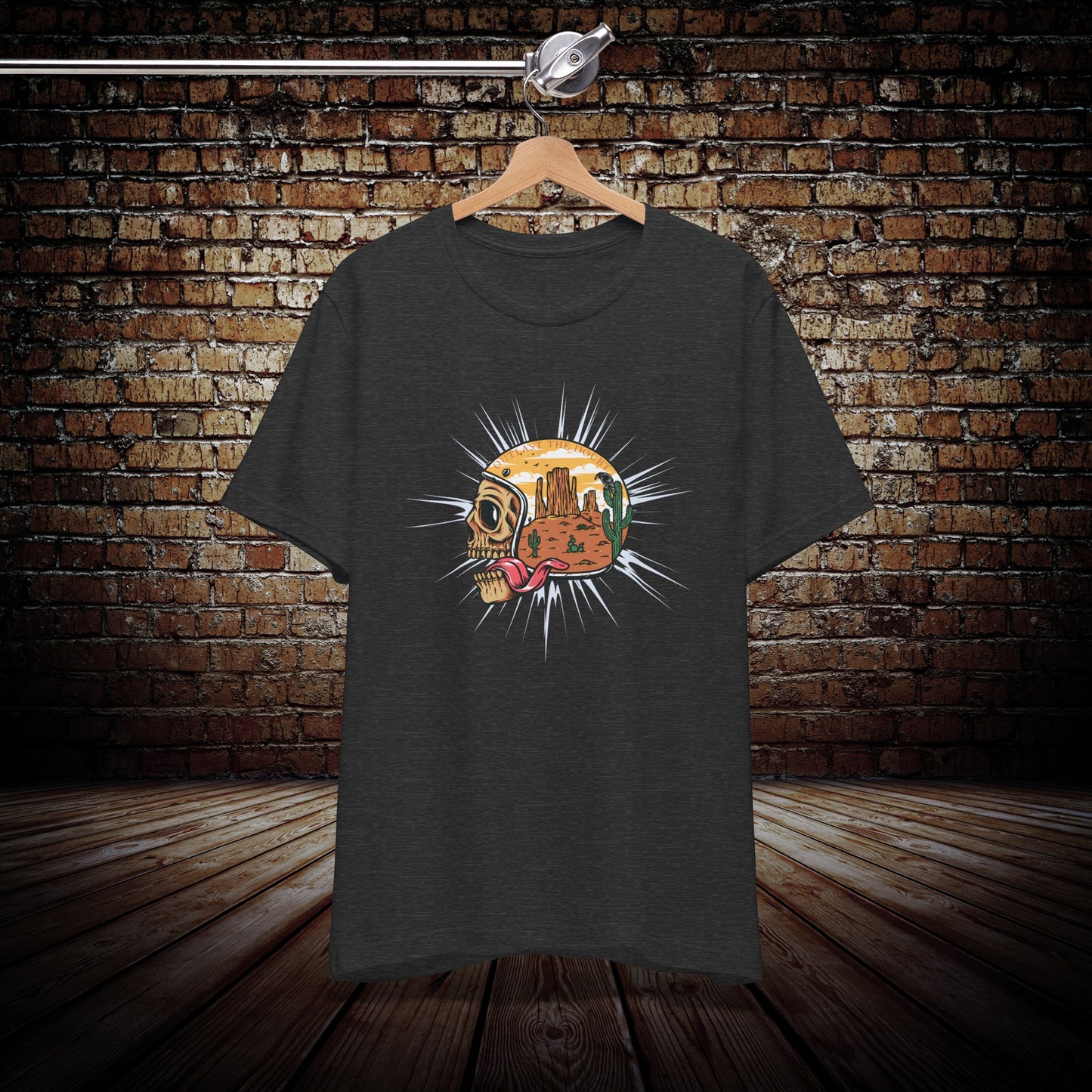 Biker Outlast The Doubt Graphic Tee