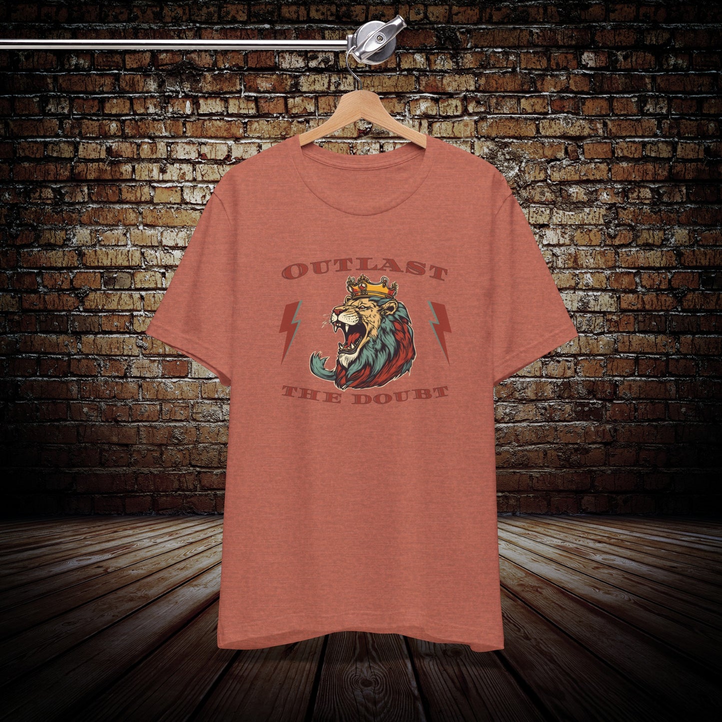 Outlast The Doubt Lion T-Shirt