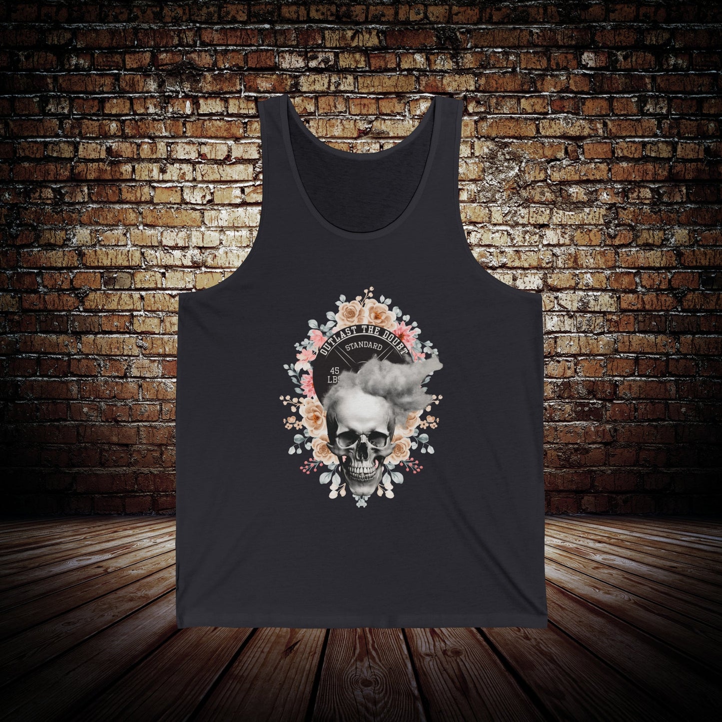 Skull Weightlifting tank top