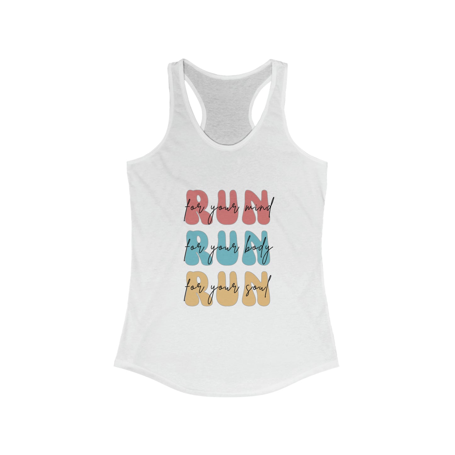Run for your mind, body and soul - Women's Tank Top