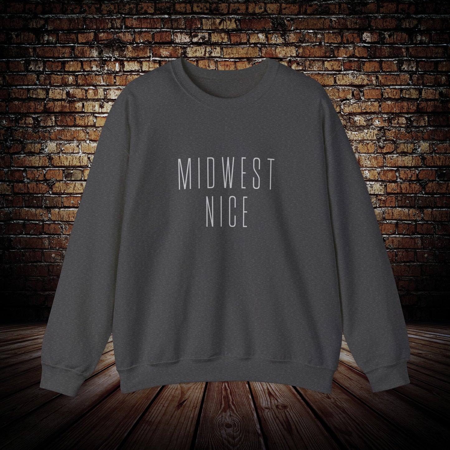 Midwest Nice Unisex Crewneck Sweatshirt