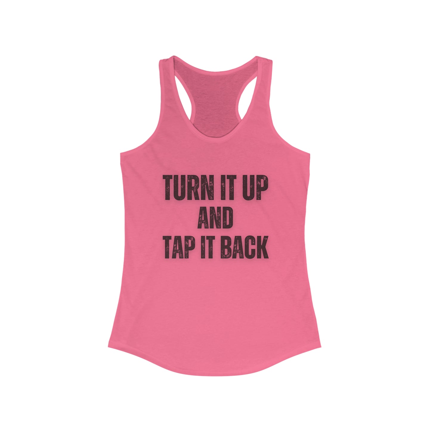 Turn it and tap it back Women's cycling tank top